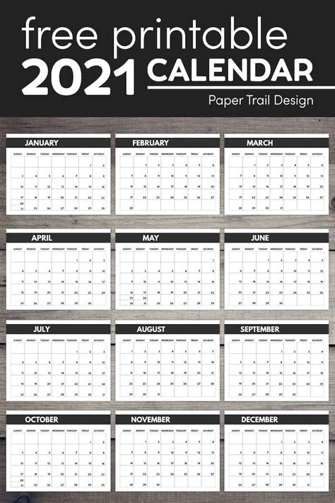 Printable 5 By 8 2021 Calendar 20 Calendar 2021 Uae Free Download