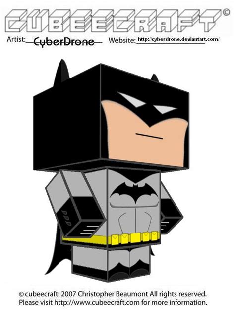 Cubeecraft Batman By Cyberdrone On Deviantart