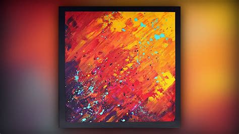 Abstract Painting Easy For Beginners Palette Knife