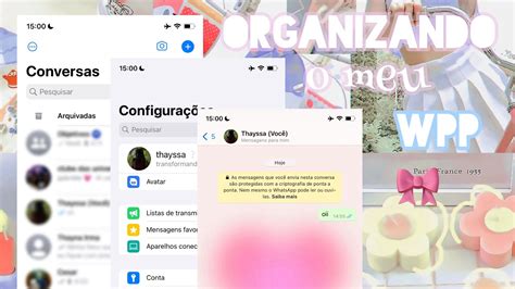 Personalizando E Organizando O Meu Whatsapp Youtube