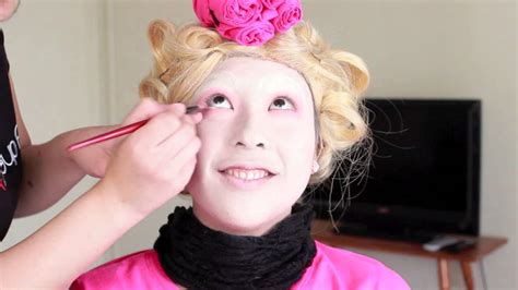 Effie Trinket Makeup Tutorial The Hunger Games Jaaackjack Youtube