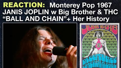 Monterey Pop Festival Focus On Janis Joplin Ball And Chain Big