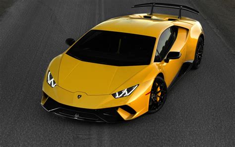 Descargar Fondos De Pantalla Lamborghini Huracan Performante Amarillo