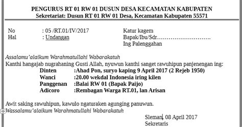 √37 Contoh Layang Ulem Bahasa Jawa Ultah Nikah Khitan Dll