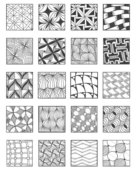Zentangle Patterns Zentangle Patterns Easy Zentangle Patterns Zentangle