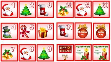 Printablechristmascalendarnumbers Christmas Advent Calendar Diy