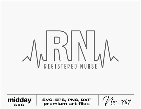 Rn Svg Nurse Svg Nurse Cut File Registered Nurse Png Nurse Etsy