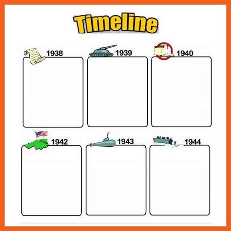 Timeline Example Blank Daily Timeline Template For Kids Example 7 8