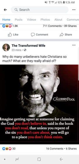Why Do Unbelievers Hate Christians So Much Suzanne Titkemeyer