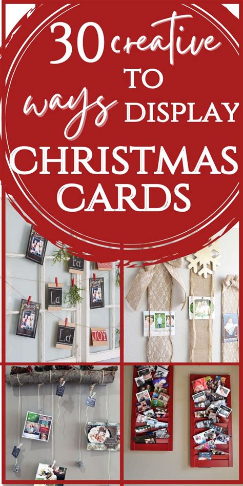 30 Creative Ways To Display Christmas Cards In 2022 Christmas Card