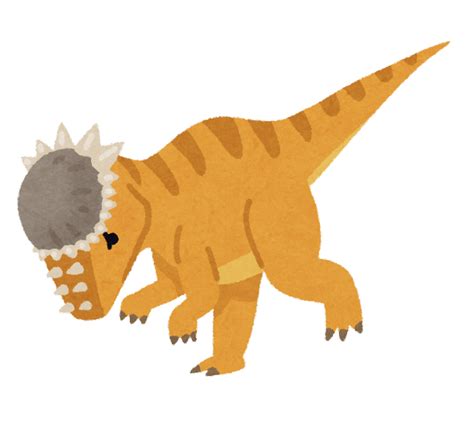 パキケファロサウルスのイラスト（恐竜） かわいいフリー素材集 いらすとや