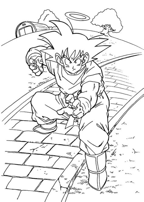 Dragon Ball Z Coloring Pages Free Printable Coloring Pages