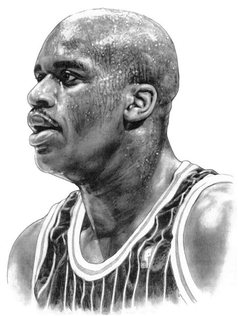 Artist Harry West — Shaquille Oneal Orlando Magic Prints 22 — Shaq