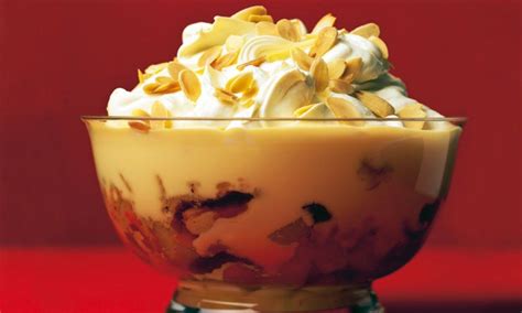 Her roast peppered beef with mustard, cream and herb sauce will impress without overloading the cook. Recipe: Classic old-fashioned trifle | Mary berry recipe ...