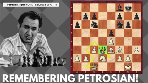 Remembering World Chess Champion Iron Tigran Petrosian Youtube
