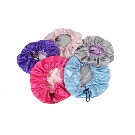 Adjustable Kids Silk Bonnet With Custom Logo Double Layer Satin Bonnets