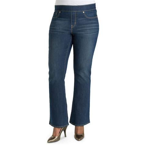 Signature By Levi Strauss And Co Plus Womens Totally Shaping Pull On