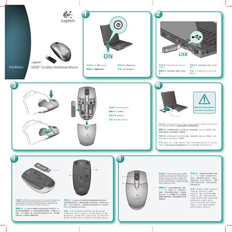 Logitech Far East 201998 Cordless Mouse User Manual 623790 0311Front