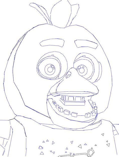 Toy Chica Fnaf Coloring Page For Kids Free Five Nights At Freddys