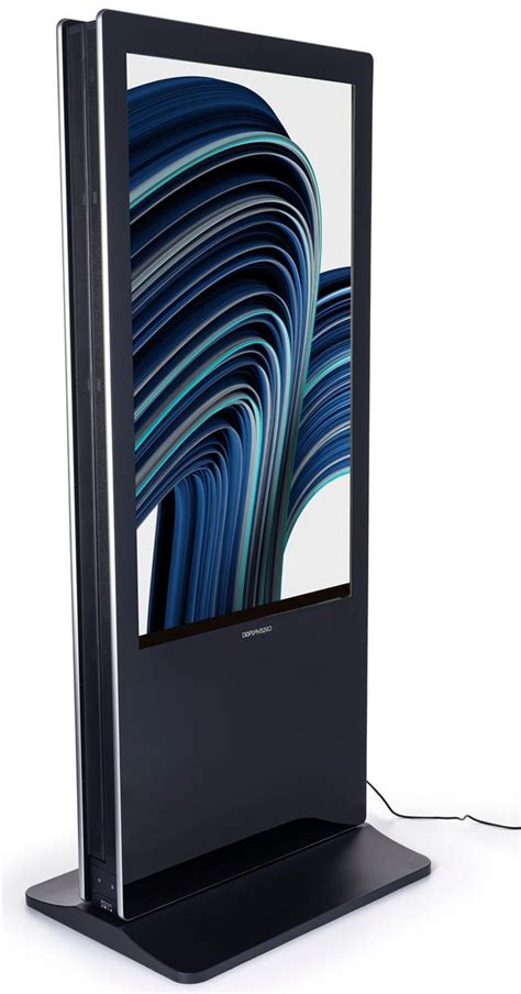 Double Sided Digital Vertical Touchscreen Kiosk Two 4k Displays