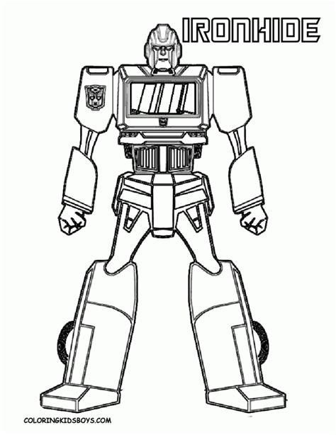 Get This Free Boys Coloring Pages Of Transformers Robot 08795