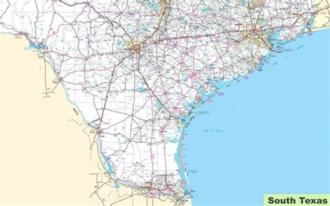 South Texas Map Of Cities World Map