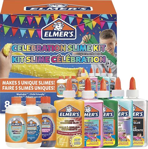 Elmers Slime Starter Kit Clear School Glue Glitter Glue Pens Magical