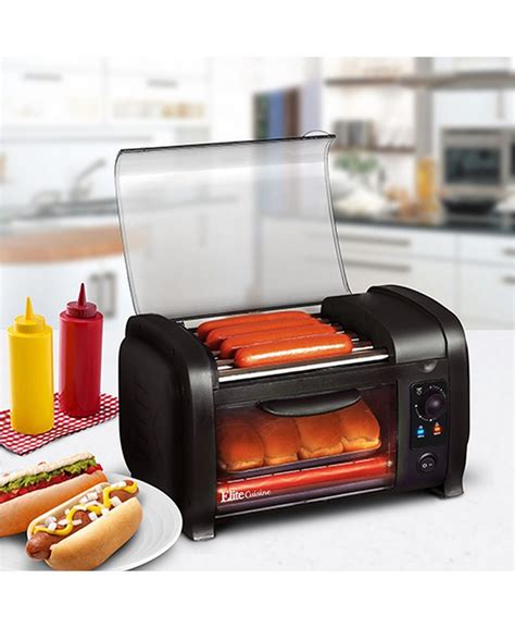 Elite Cuisine Hot Dog Roller And Toaster Oven For Only 3779 Shipped