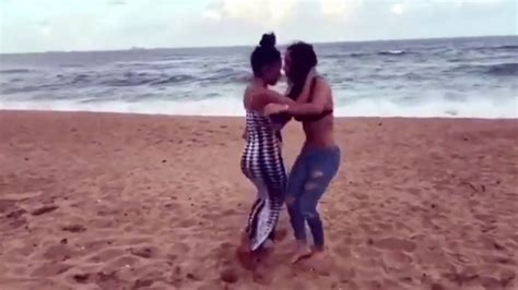 lesbian dancing bachata dance 14 very hot beach romance youtube