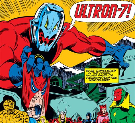 Ultron 7 Marvel Comics Avengers Fantastic Four Enemies Profile