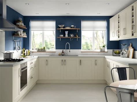 Cut a sheet of 18mm ply bigger than the cabinet fix it with no nails it to the plaster board wall. Ready to fit Kitchens | Wickes.co.uk | Kitchen fittings ...