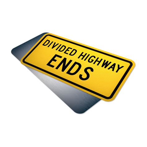 Maybe you would like to learn more about one of these? Divided Highway Ends Tab | Traffic Supply | 310-SIGN