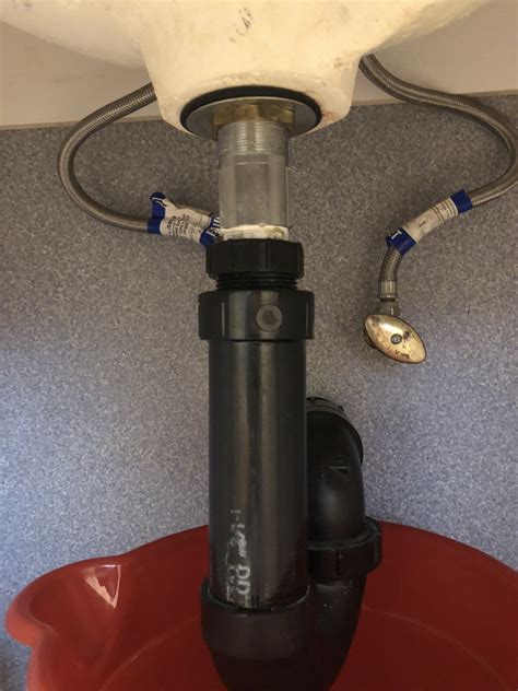 Chelan home inspection services well there are times to be laying on your back but when you are doing plumbing knowing what fitting can go where is very important. Black Jelly In Bathroom Sink Drain Pipe - Plumbing - DIY ...
