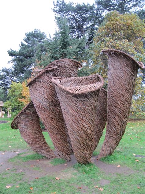 Agaricus Campestris Giant Woven Willow Sculptures Of Some Flickr