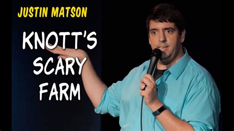 Knotts Scary Farm Justin Matson Stand Up Comedy Youtube
