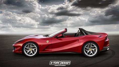 Is Ferrari Set To Reveal An 812 Superfast Convertible Carbuzz