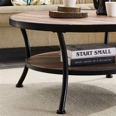 The belham living corbett coffee table storage ottoman is a versatile piece that doesn't skimp on style. Rustic Industrial Style Coffee Table with Vintage Finish ...