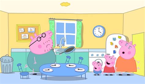 Peppa Pig House Inside Cartoon