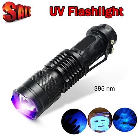Uv Light 395nm Powerful Led Flashlight Tactical Flashlight Uv