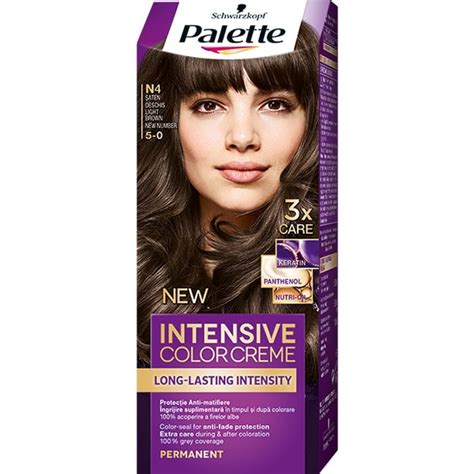 Vopsea De Par Palette Intensive Color Creme N4 Saten Deschis 110ml