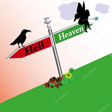 Heaven And Hell — Stock Vector © Oxlock 23554465