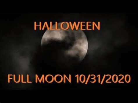 Full Halloween Moon October Blue Moon Oct Th Moon Spooky