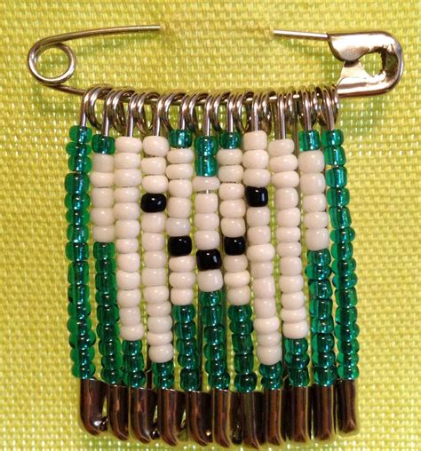 Beaded Safety Pin Tooth Cute Safety Pin Jewelry Patterns Safety