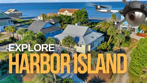 Aerial View Of Harbor Island Sc Youtube