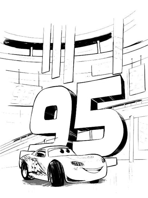 Lightning Mcqueen Coloring Pages Free Coloring Pages