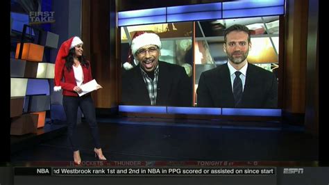 Espn Xmas Leftovers Molly Qerim In Tight Jeans And Cari Champion In