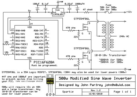 Forplete tutorial please refer to we have so many collections wire wiring diagrams and schematics, possibly including what is you need, such as a discussion of the dc to ac inverter. Draw your wiring : Pure Sine Wave Inverter Circuit Diagram Pdf