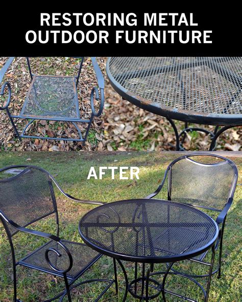 Scaggs metal outdoor 3 piece bistro set, matte black. A few years ago, I bought a really cute patio furniture ...