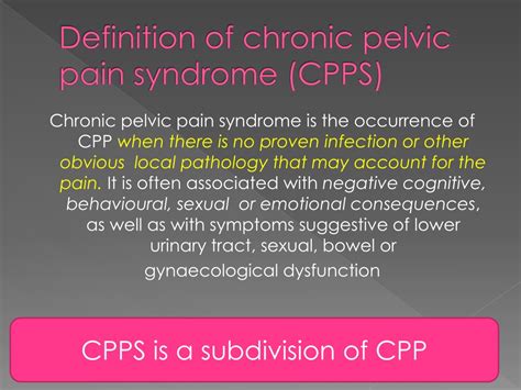 Ppt Chronic Pelvic Pain Powerpoint Presentation Free Download Id