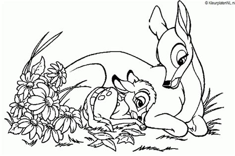 Bambi Kleurplaat Printen
